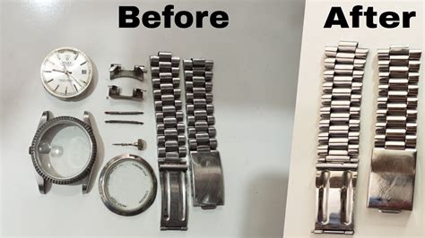 how to buff rolex bracelet|rolex cleaning and polishing.